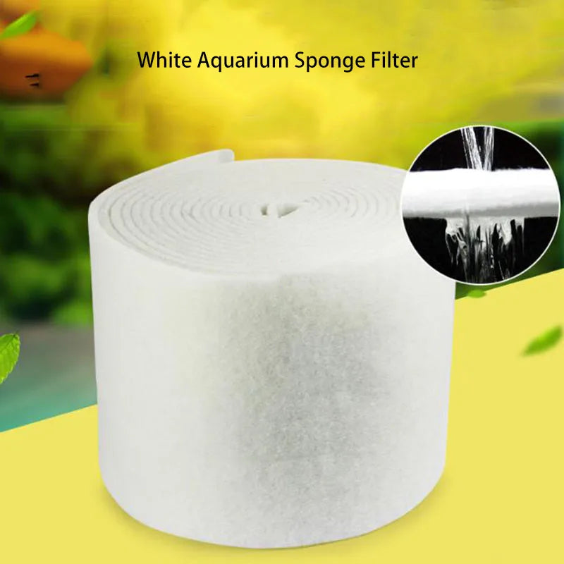 Filtro de aquário super grosso filtro bioquímico esponja de algodão para aquário tanque de peixes bio algodão espuma skimmer