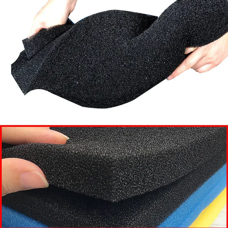 aquarium accessories Practical Biochemical decoration Cotton Sponge Aquarium Filter Fish Tank Pond Black Foam sponge Tank