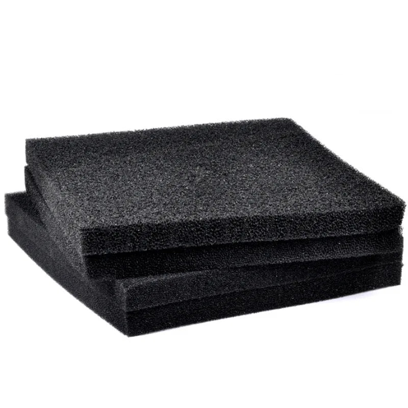 aquarium accessories Practical Biochemical decoration Cotton Sponge Aquarium Filter Fish Tank Pond Black Foam sponge Tank