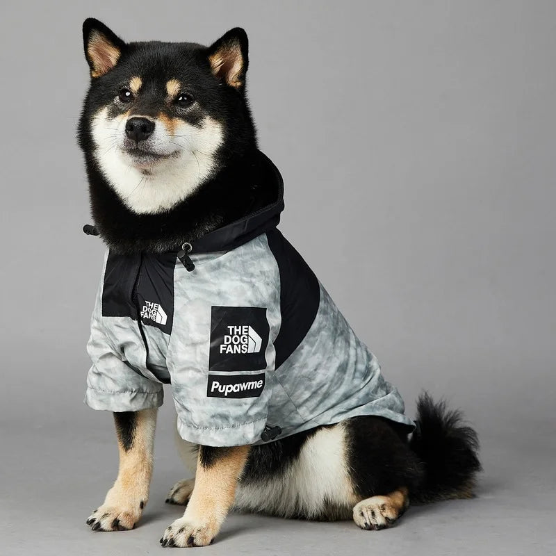 Roupas para cães Capa de chuva para cães pequenos e grandes Casaco corta-vento Corta-vento Bulldog francês Moletom com capuz para cães Roupas Jaqueta Chihuahua