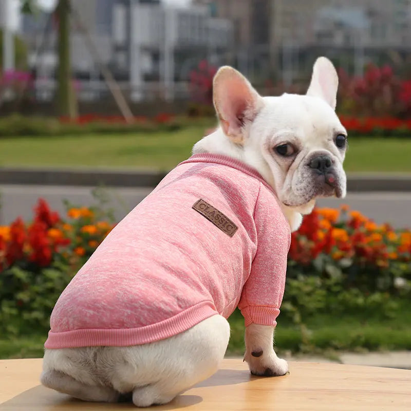 Mantenha você aquecido gatinhos roupas para filhotes para cães pequenos buldogue francês moletom cães de estimação gatos jaqueta casaco clássico chihuahua roupas