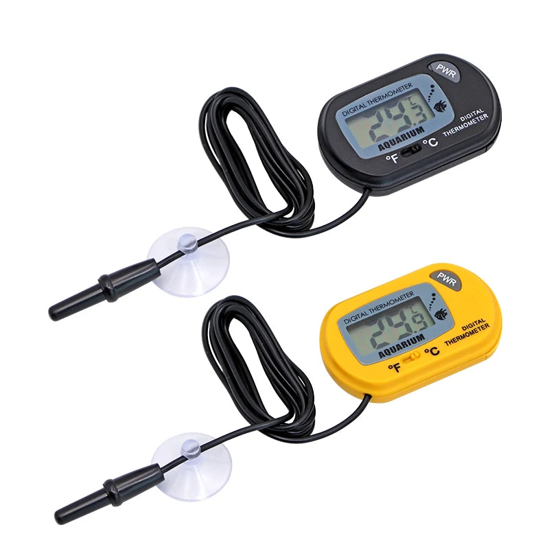 Termômetro digital LCD para aquário, medidor de temperatura de água, detector de temperatura de aquário, alarme para peixes, suprimentos para animais de estimação, ferramenta aquática