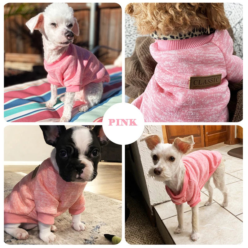 Mantenha você aquecido gatinhos roupas para filhotes para cães pequenos buldogue francês moletom cães de estimação gatos jaqueta casaco clássico chihuahua roupas