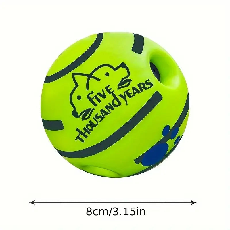 Pet Dog Toy Ball Wobble Wag Giggle Ball Interactive Dog Toy Chew Toy Giggle Sounds Toy When Rolled or Shaken For Pet Dog Fun