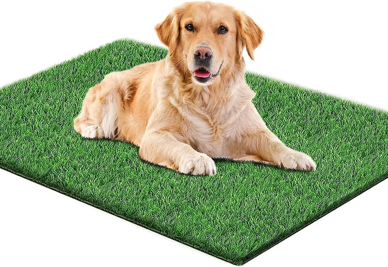 1m Dog Grass Pad Grama falsa para cães Grama artificial Almofada para xixi para filhotes Treinamento para penico em ambientes internos e externos Premium lavável para cães