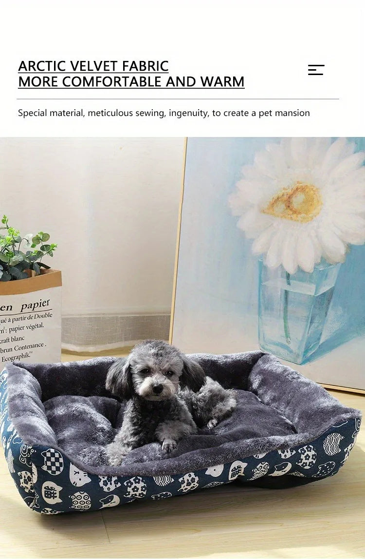 Cama para cachorro de estimação, sofá, tapetes, produtos para animais de estimação, acessórios para animais de estimação, cesta para cães, suprimentos para casa grande, média e pequena, cama para gatos