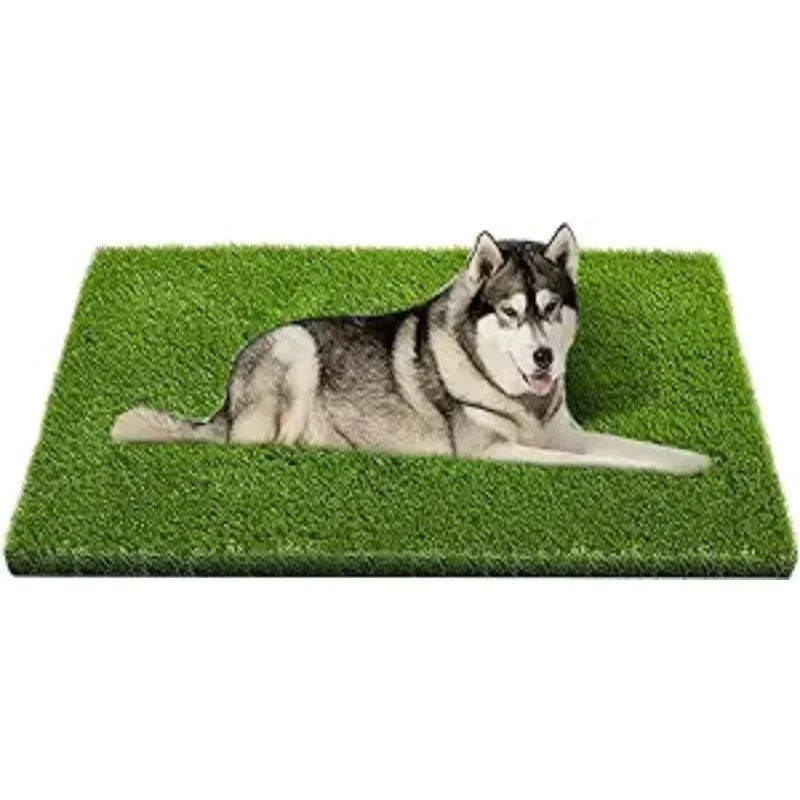 1m Dog Grass Pad Grama falsa para cães Grama artificial Almofada para xixi para filhotes Treinamento para penico em ambientes internos e externos Premium lavável para cães