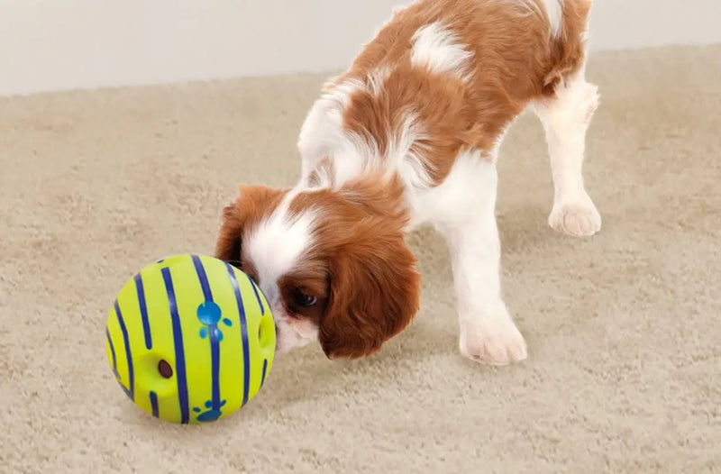 Wobble Wag Giggle Glow Ball Brinquedo Interativo para Cachorro Sons Divertidos de Risada Quando Rolado ou Sacudido Os Animais de Estimação Sabem Melhor Como Visto na TV