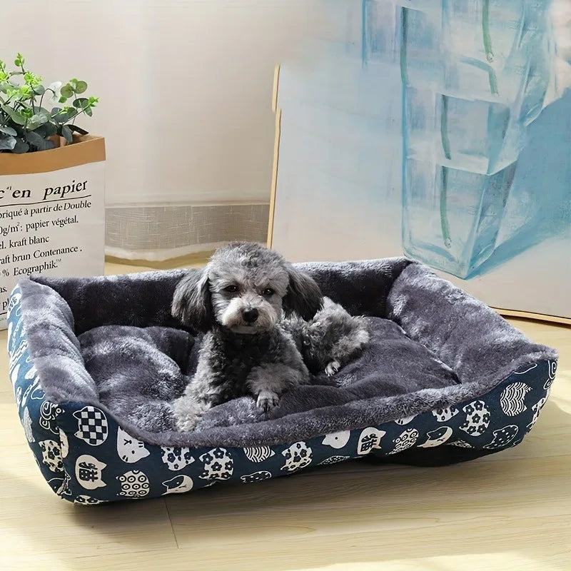 Cama para cachorro de estimação, sofá, tapetes, produtos para animais de estimação, acessórios para animais de estimação, cesta para cães, suprimentos para casa grande, média e pequena, cama para gatos