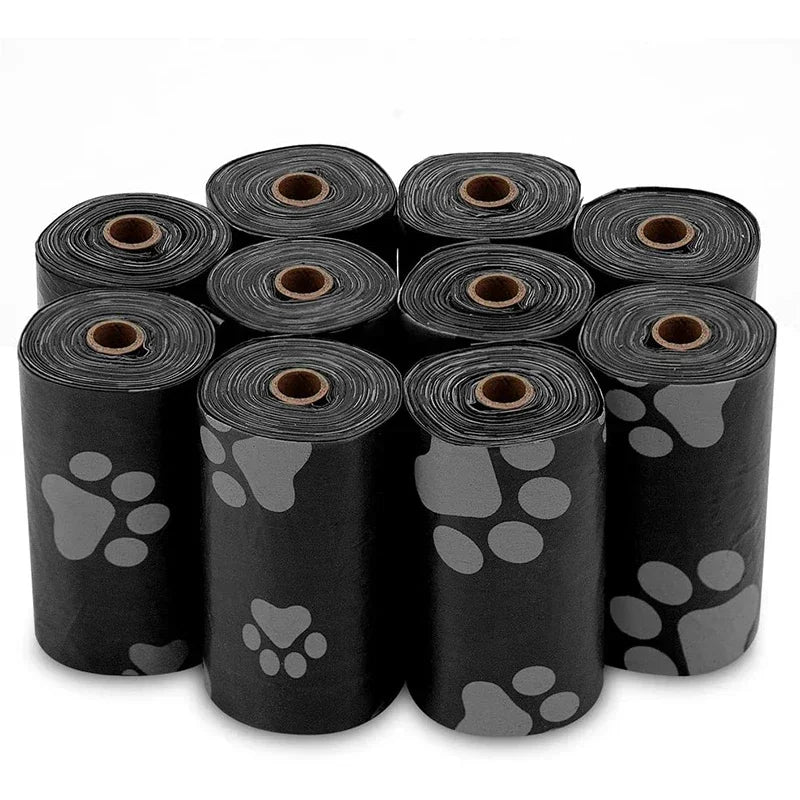 120 Rolos Saco de Cocô de Cachorro Saco de Limpeza Externa para Cocô Suprimentos para Animais de Estimação para Cães 15 Sacos/Rolo Recarga Saco de Lixo Suprimentos para Animais de Estimação