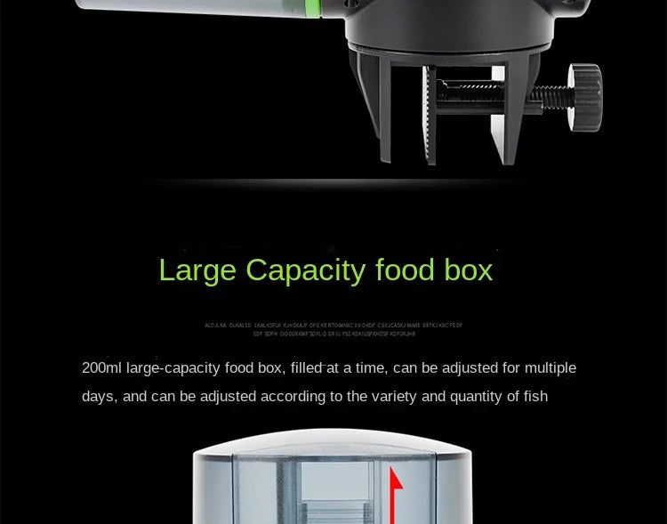 Automatic fish tank feeder intelligent timing automatic feeder aquarium goldfish feeder large capacity fish aquarium  feeder