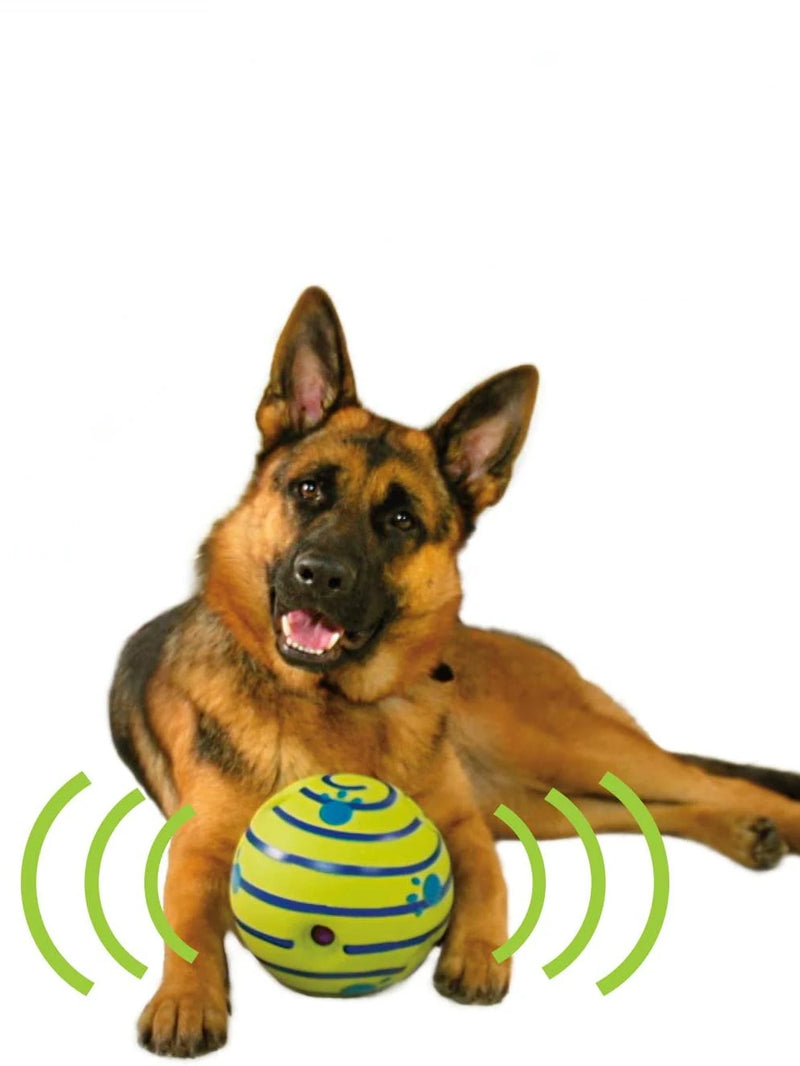 Wobble Wag Giggle Glow Ball Interactive Dog Toy Fun Giggle Sounds When Rolled or Shaken Pets Know Best As Seen On TV