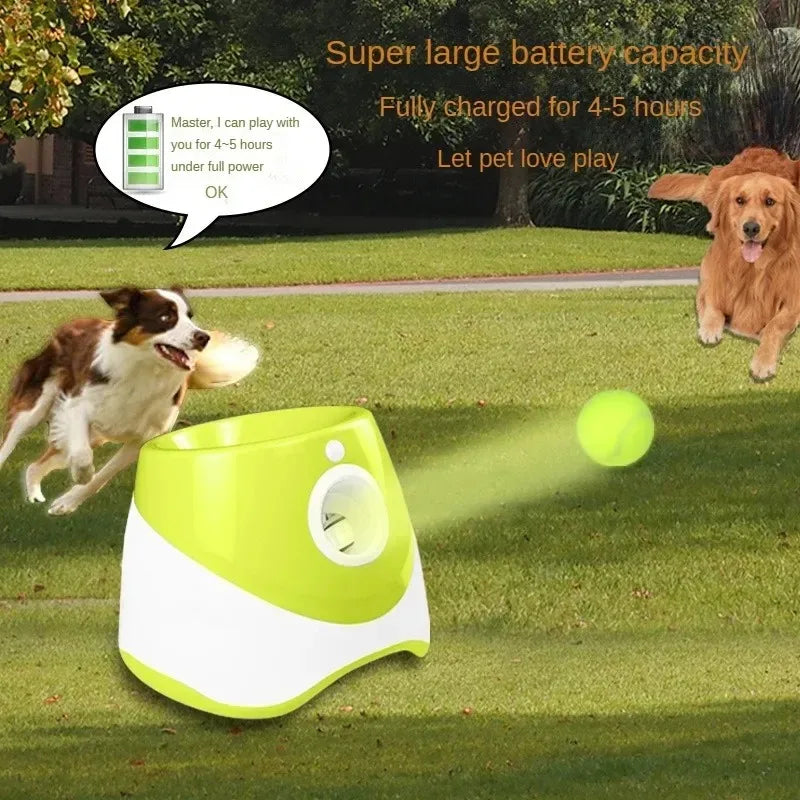 Cachorro Lançador Automático Cães Perseguição Brinquedo Tênis Arremesso Máquina de Pinball Diversão Interativo Arremesso Catapulta Recarregável Carregamento USB