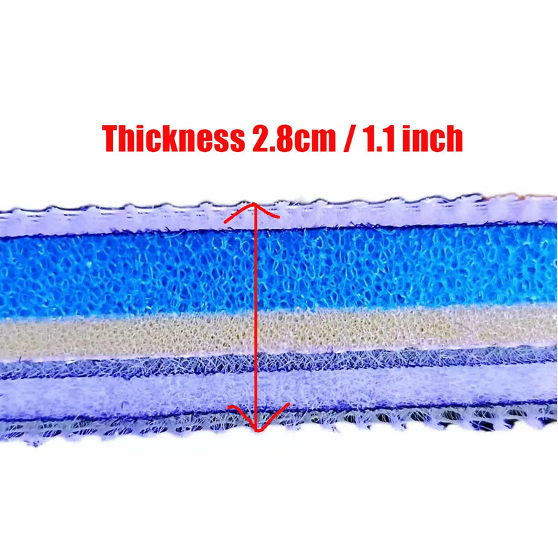 12D 12-layers No Glue High-density Bio Sponge Aquarium Filter Media  Fish Tank Pond External Filter Cotton Skimmer Accessories