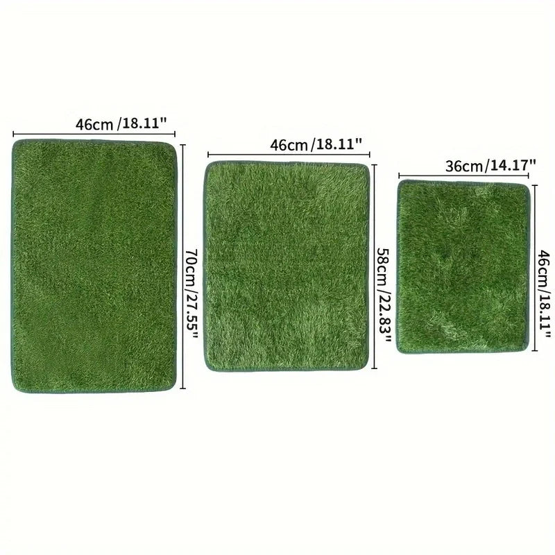 Artificial grass dog toilet mat pet training lawn mat washable reusable cat and dog toilet training mat dog peeing lawn