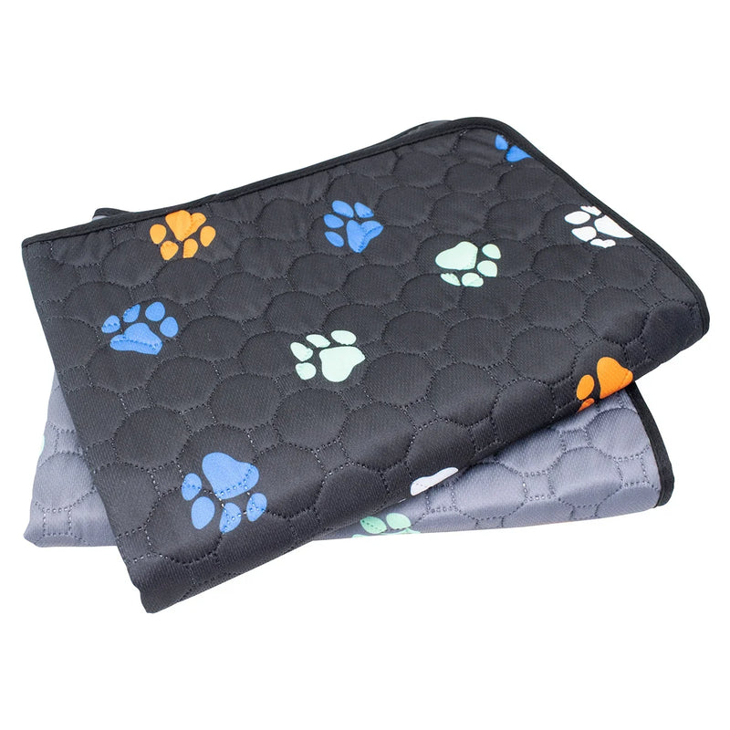 1PC Washable Dog Pee Pads Waterproof Puppy Pads Mat Reusable Potty Training Whelping Pads Anti-Slip Rabbits and Guinea Pigs Beds