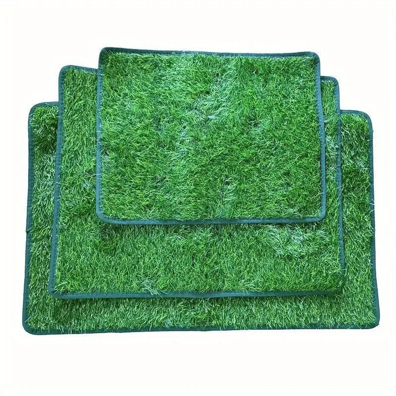 Artificial grass dog toilet mat pet training lawn mat washable reusable cat and dog toilet training mat dog peeing lawn