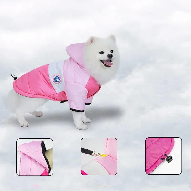 Dog Winter Pet Cotton Jacket Outfit Warm pet Clothes Puppy Coat For Small Medium Dogs Cats Chihuahua Bulldog Maltese Clothing