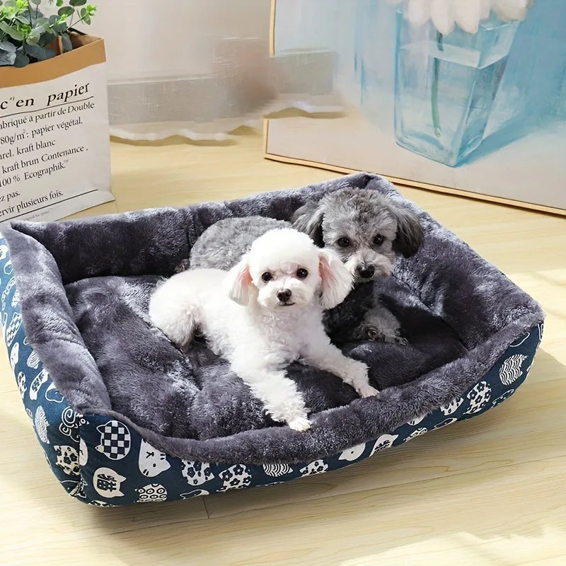 Cama para cachorro de estimação, sofá, tapetes, produtos para animais de estimação, acessórios para animais de estimação, cesta para cães, suprimentos para casa grande, média e pequena, cama para gatos