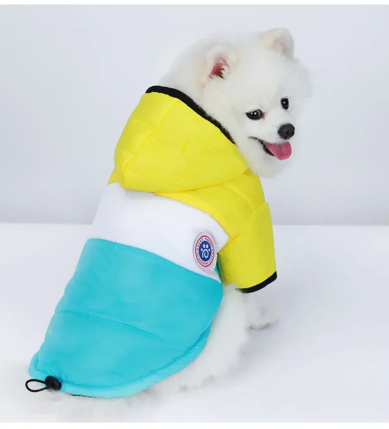 Dog Winter Pet Cotton Jacket Outfit Warm pet Clothes Puppy Coat For Small Medium Dogs Cats Chihuahua Bulldog Maltese Clothing