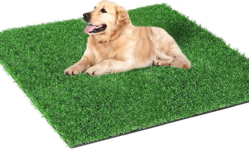 1m Dog Grass Pad Grama falsa para cães Grama artificial Almofada para xixi para filhotes Treinamento para penico em ambientes internos e externos Premium lavável para cães