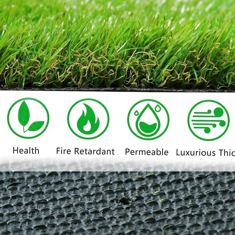 1m Dog Grass Pad Grama falsa para cães Grama artificial Almofada para xixi para filhotes Treinamento para penico em ambientes internos e externos Premium lavável para cães