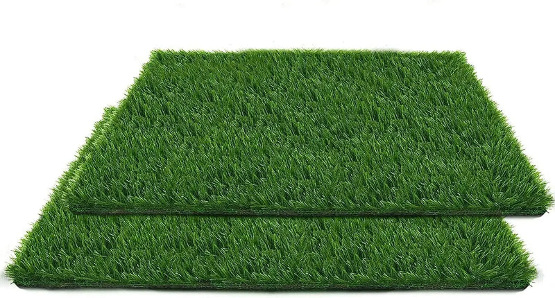 1m Dog Grass Pad Grama falsa para cães Grama artificial Almofada para xixi para filhotes Treinamento para penico em ambientes internos e externos Premium lavável para cães