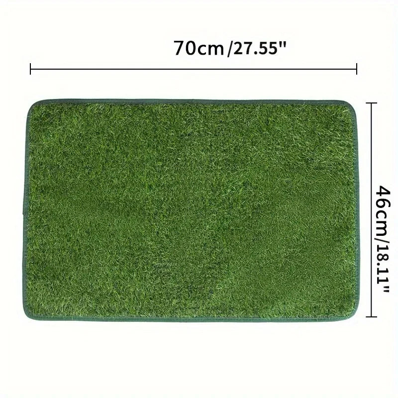 Artificial grass dog toilet mat pet training lawn mat washable reusable cat and dog toilet training mat dog peeing lawn