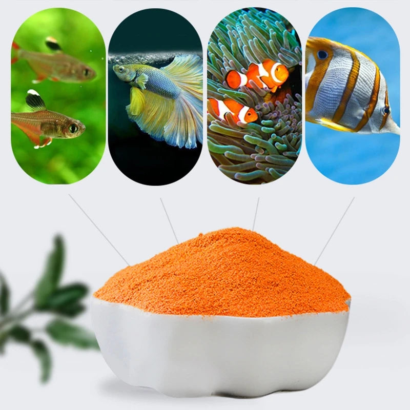 150ml 80g Artemia Shelling Eggs Brine Shrimp Shelling Eggfood Aquarium Hatching Tropic Fish Food for Feeding Baby Fishes