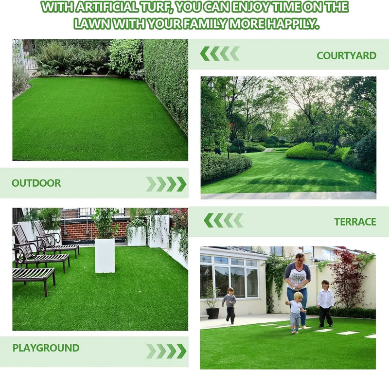 1m Dog Grass Pad Grama falsa para cães Grama artificial Almofada para xixi para filhotes Treinamento para penico em ambientes internos e externos Premium lavável para cães