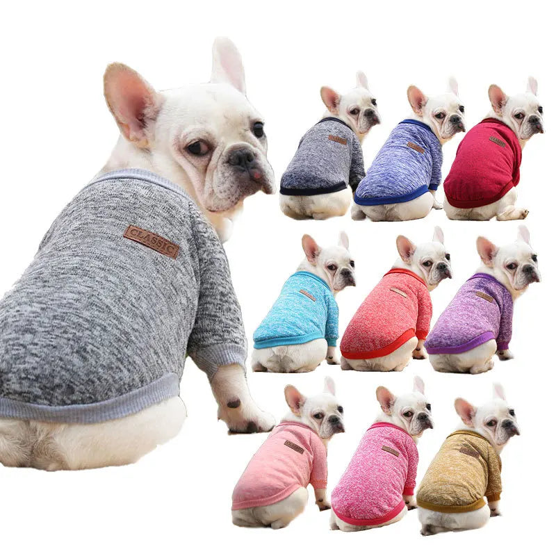 Mantenha você aquecido gatinhos roupas para filhotes para cães pequenos buldogue francês moletom cães de estimação gatos jaqueta casaco clássico chihuahua roupas