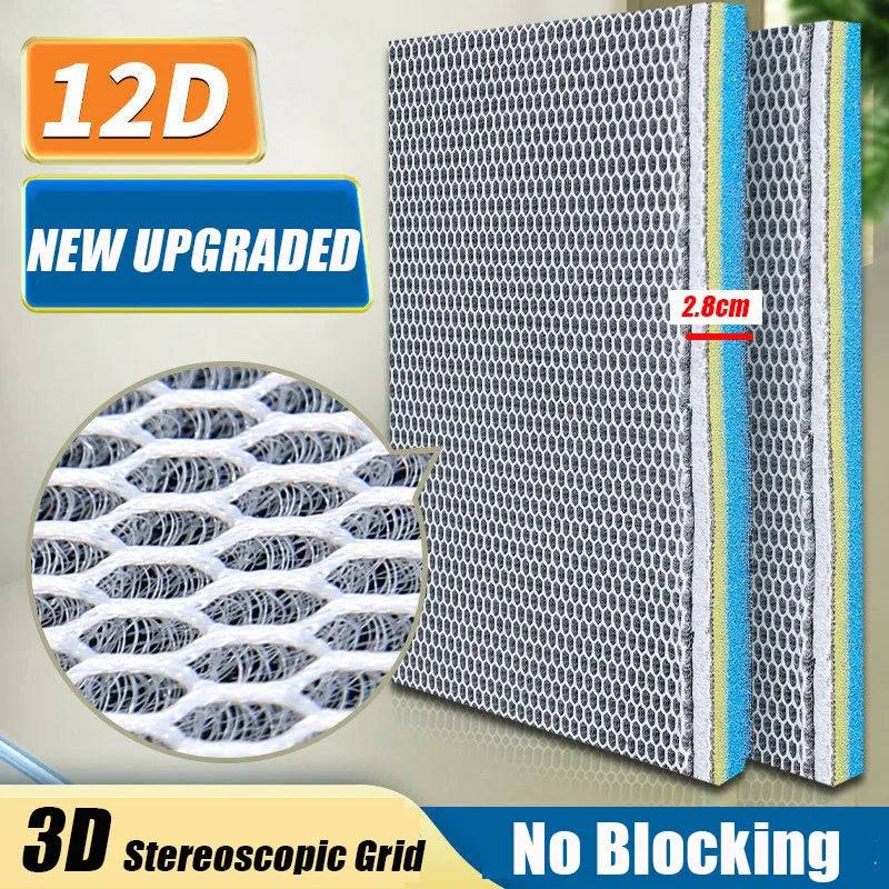 12D 12 camadas Sem cola Alta densidade Bio esponja Aquário Filtro de mídia Tanque de peixes Lagoa Filtro externo Algodão Skimmer Acessórios