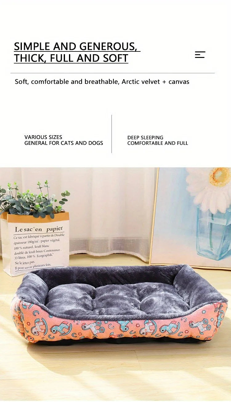 Cama para cachorro de estimação, sofá, tapetes, produtos para animais de estimação, acessórios para animais de estimação, cesta para cães, suprimentos para casa grande, média e pequena, cama para gatos