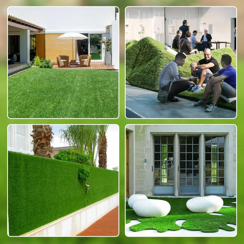 1m Dog Grass Pad Grama falsa para cães Grama artificial Almofada para xixi para filhotes Treinamento para penico em ambientes internos e externos Premium lavável para cães