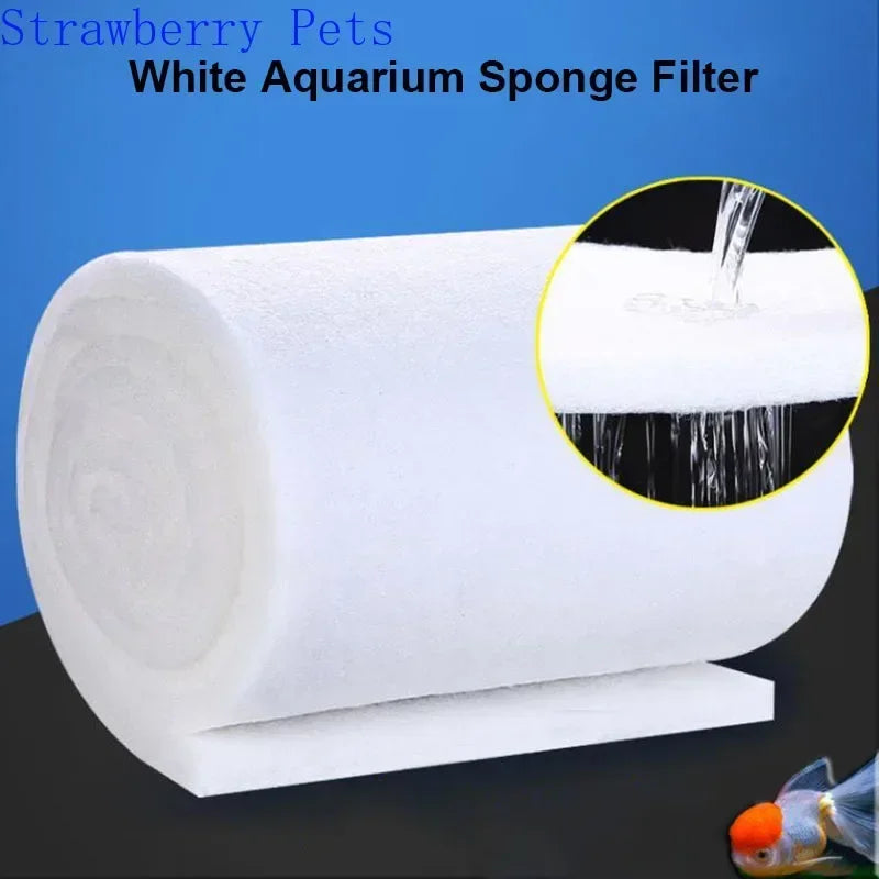 Filtro de aquário super grosso filtro bioquímico esponja de algodão para aquário tanque de peixes bio algodão espuma skimmer